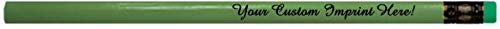 Personalized Pencils Round Neon Colors Custom Imprinted with your Name - Text - Logo - Message- 12 pkg FREE PERSONALIZATION Express Pencils Great Gift Idea