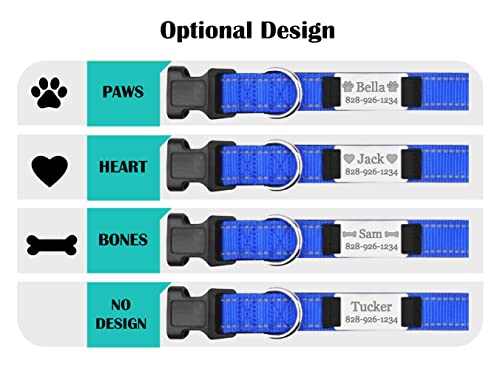 Paw & Bone Custom Embroidered Nylon Dog Collar