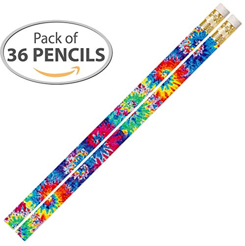 D1003 Good 'N Groovy - 36 Qty Package - Colors Swirls Pencils - Express Pencils