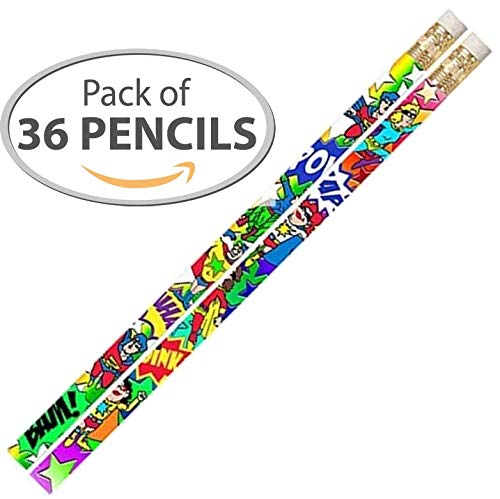 D2539 Super-Duper Heroes- 36 Qty Package - Express Pencils