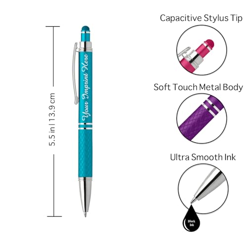Buy Personalised Pen, Steel Ballpoint Pen with Gift Box, Graduation Gift.  FREE engraving with Name, Slogan or Logo, Ideal Birthday, Wedding,  Christmas, hers Day Gift, End of Term Teachers Gift(Black) Online at