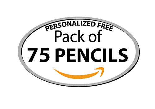 Personalized Pencils - Round - Camouflage - Custom Printed with your message, text or logo - by Express Pencils - 75 boxed FREE PERZONALIZATION Great gift idea