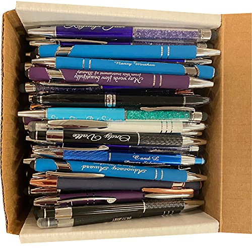 Box Of Misprint Pens - Metal - Ink Ballpoint Bulk Ballpoint Retractable Lot Wholesale