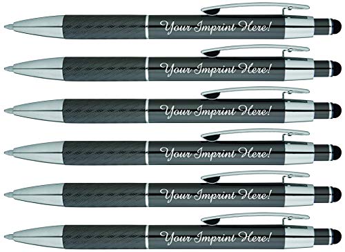 Personalized Metal Ink Pens With Pen Box & 10 Refills - Laser Engraved Custom Text, Gift For Office, Friends, Colleagues