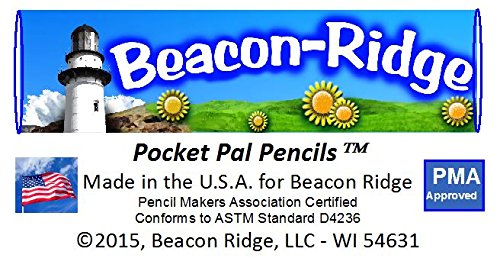 Half Pencils with Eraser - Golf, Classroom, Pew, Pocket -#2 Hexagon, Sharpened, (Box of 48). Color Choice:(Dark Green)