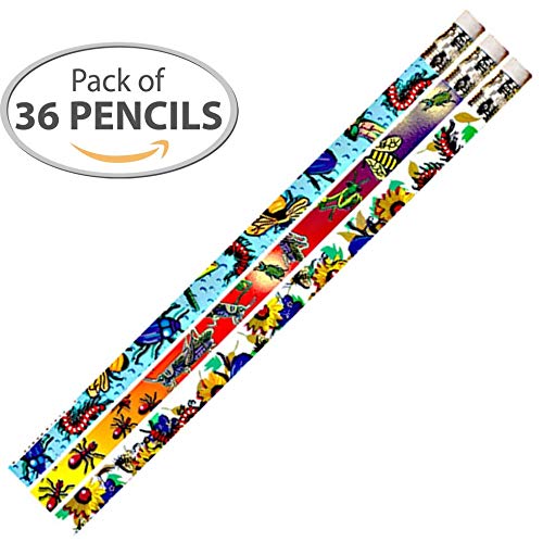 D1349 Bugs Galore - 36 Qty Package - Bugs Pencils - Express Pencils
