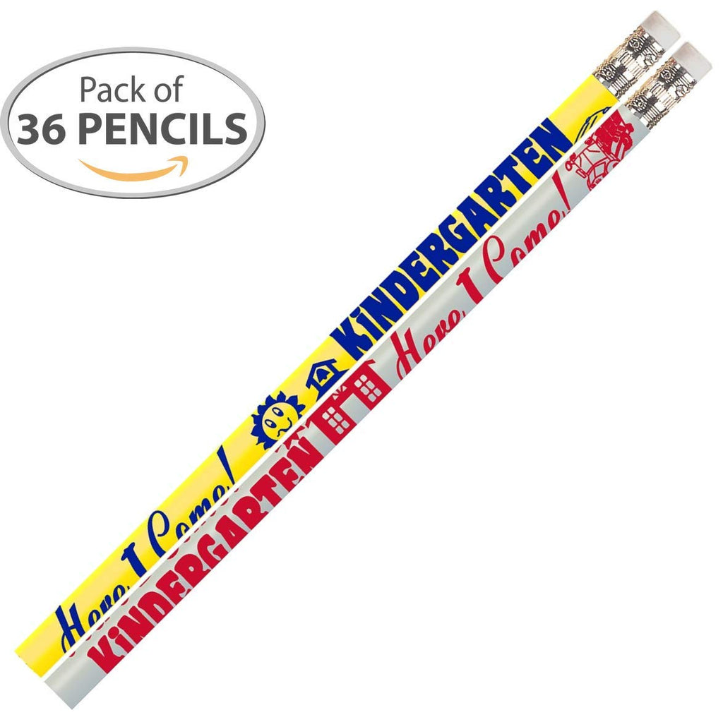 D2490 Kindergarten Here I Come - 36 Qty Package - Kindergarten Pencils - Express Pencils