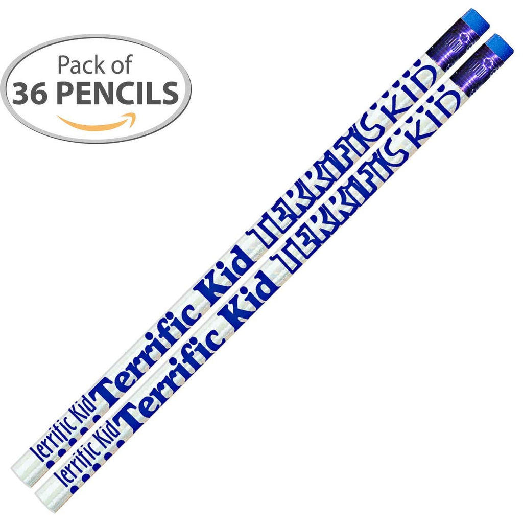 D2317 Terrific Kid - 36 Qty Package - Motivational School Pencils - Express Pencils