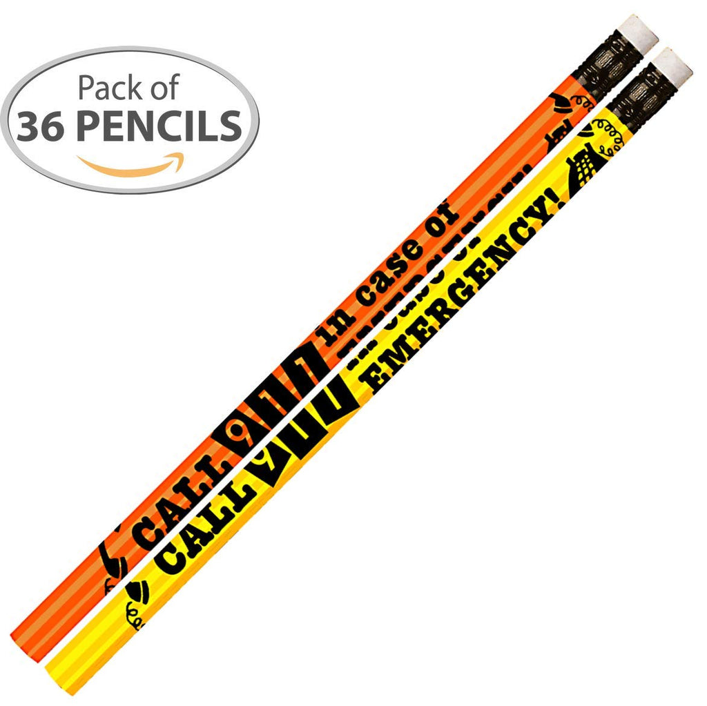 D2010 Call 911 In Case Of Emergency - 36 Qty Package - Call 911 Pencils - Express Pencils