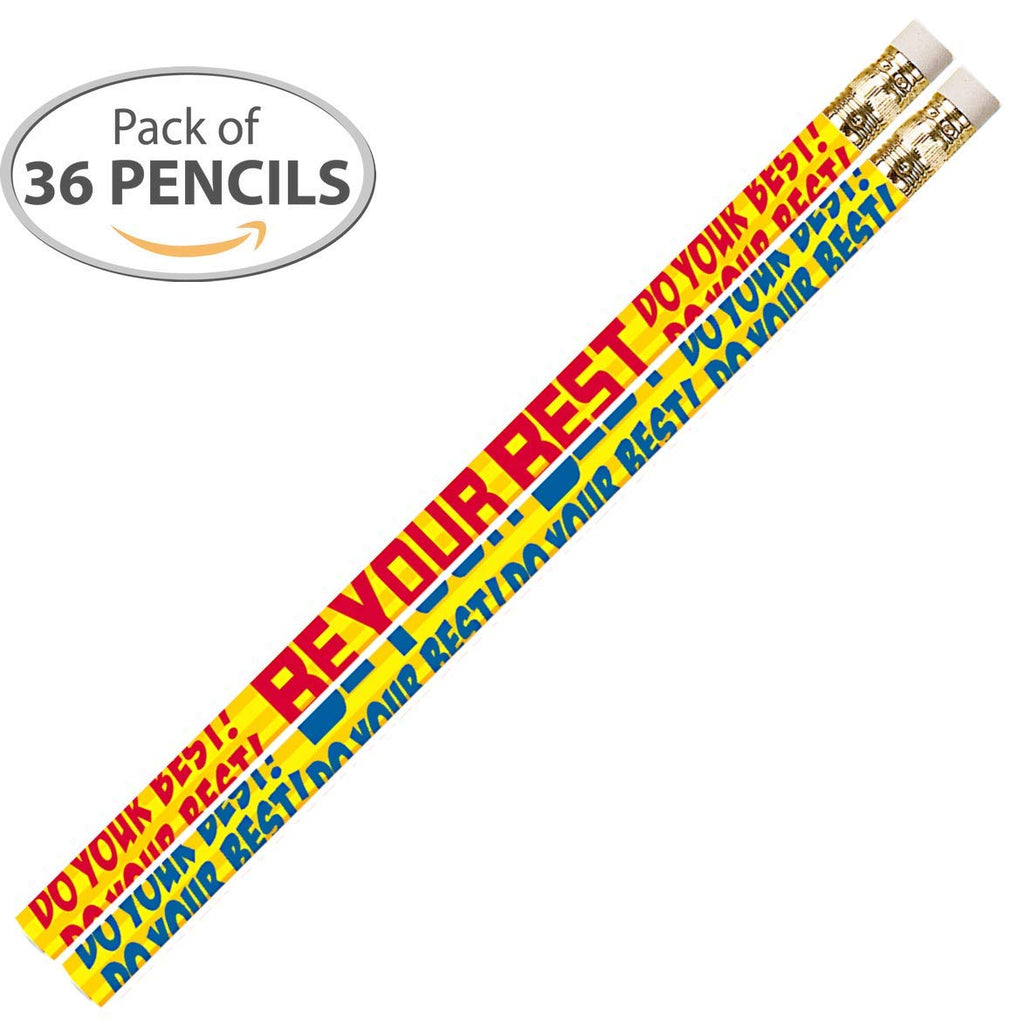 D2422 Do Your Best, Be Your Best - 36 Qty Package - Motivational Pencils - Express Pencils