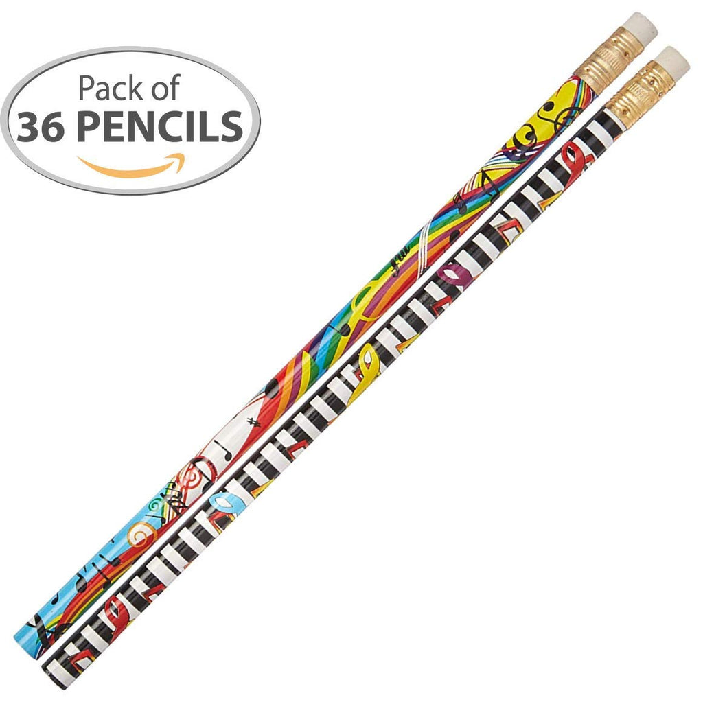 D2534 Mega Music - 36 Qty Package - Music Assortment Pencils - Express Pencils