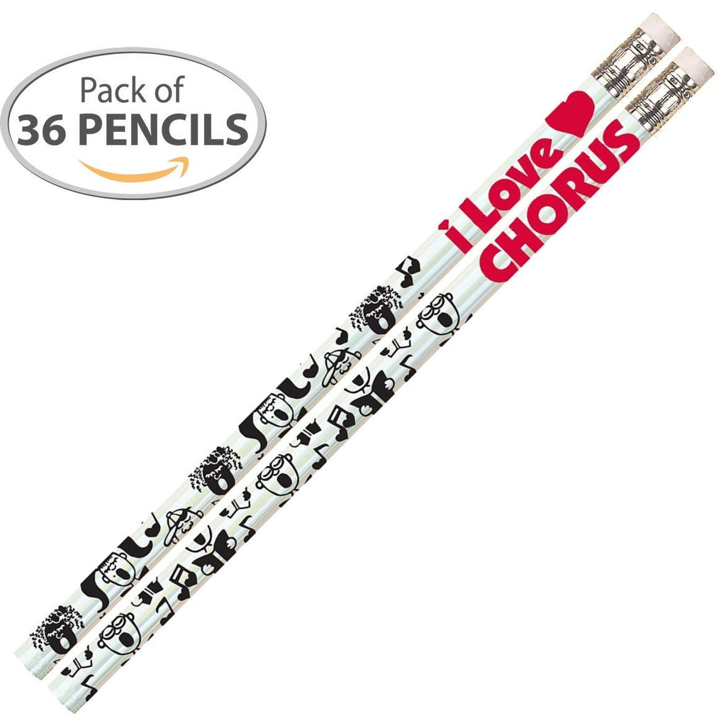 D2257 I Love Chorus - 36 Qty Package - Chorus Pencils - Express Pencils