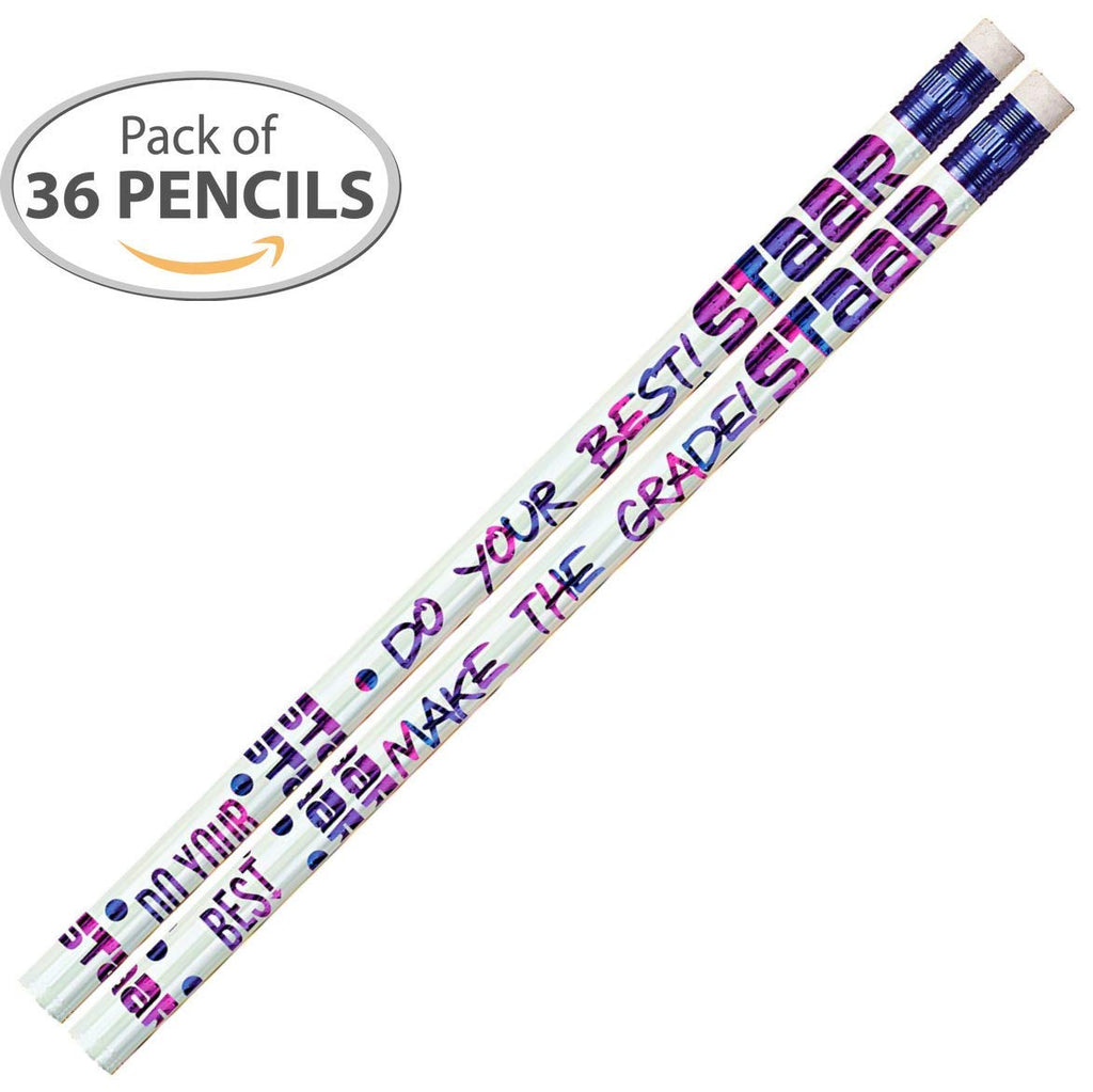 D2234 STARR - 36 Qty Package - Do Your Best! Texas Test Pencils - Express Pencils