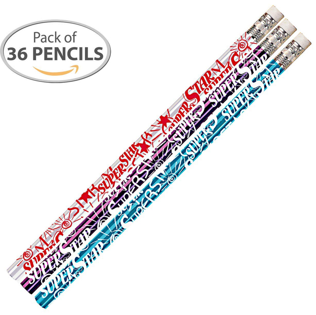 D1548 Superstar - 36 Qty Package - Super Star Award Pencils - Express Pencils