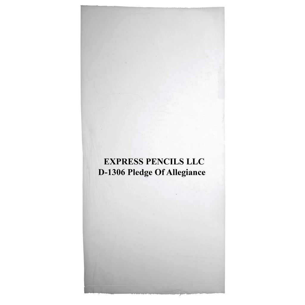D1306 Pledge Of Allegiance - 36 Qty Package - Patriotic Pencils - Express Pencils