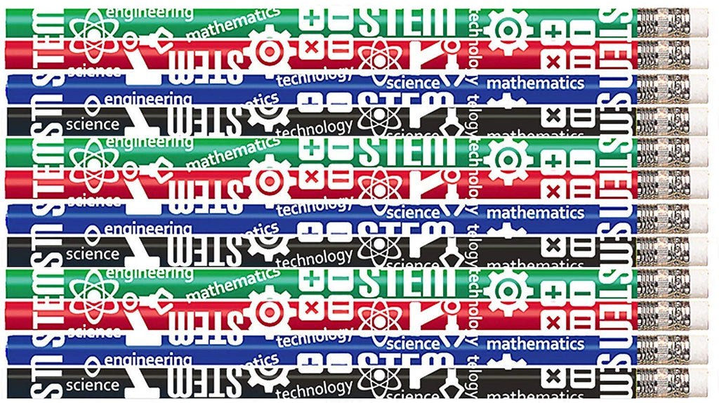 D2545"STEM" Science, Technology, Engineering, Mathematics - 36 Qty Package - Express Pencils