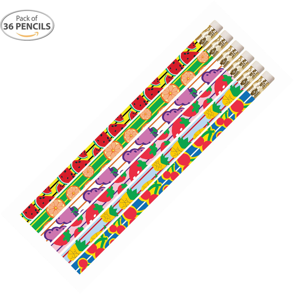 D2415 Fruit Fling - 36 Qty Package - Fruit Pencils - Express Pencils