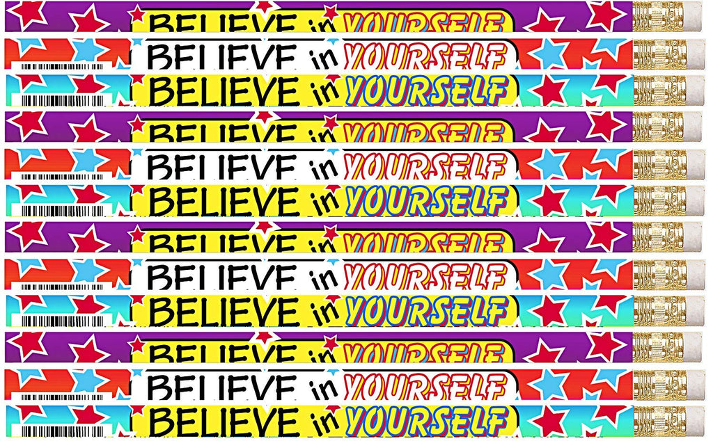 D2283 Believe In Yourself - 36 Qty Package - Motivational Pencils - Express Pencils